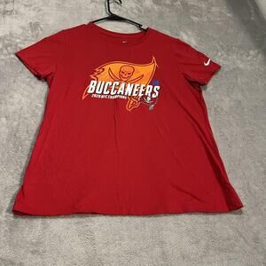 Tampa Bay Buccaneers Shirt Womens Large Nike 2020 NFC Champions Football NFL Tee